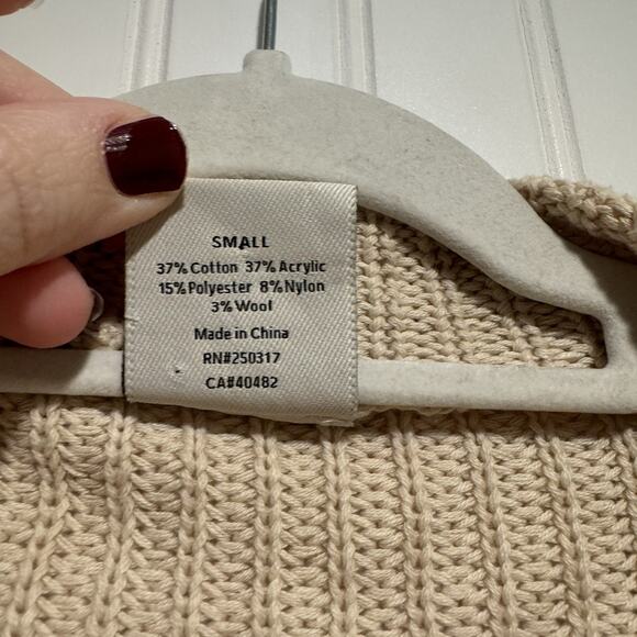 Varley Darwell Pullover Sweater True Knit Mirage Size Small - Picture 5 of 7